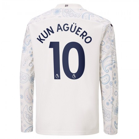 Completo Calcio Manchester City Sergio Agüero 10 Divisa Terza 2020/2021 ML